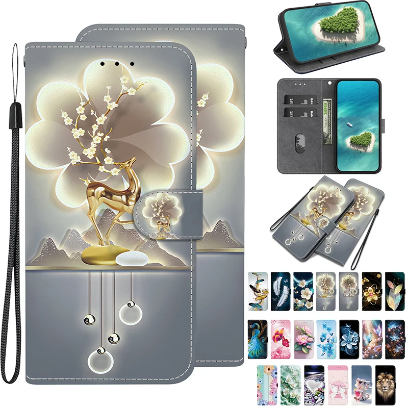 

Wallet Card Slot Magnetic Flip Leather Case for Xiaomi Redmi 12 13C 4G 5G 12C 14C 13 4G 13R 5G Leather Protect Cover