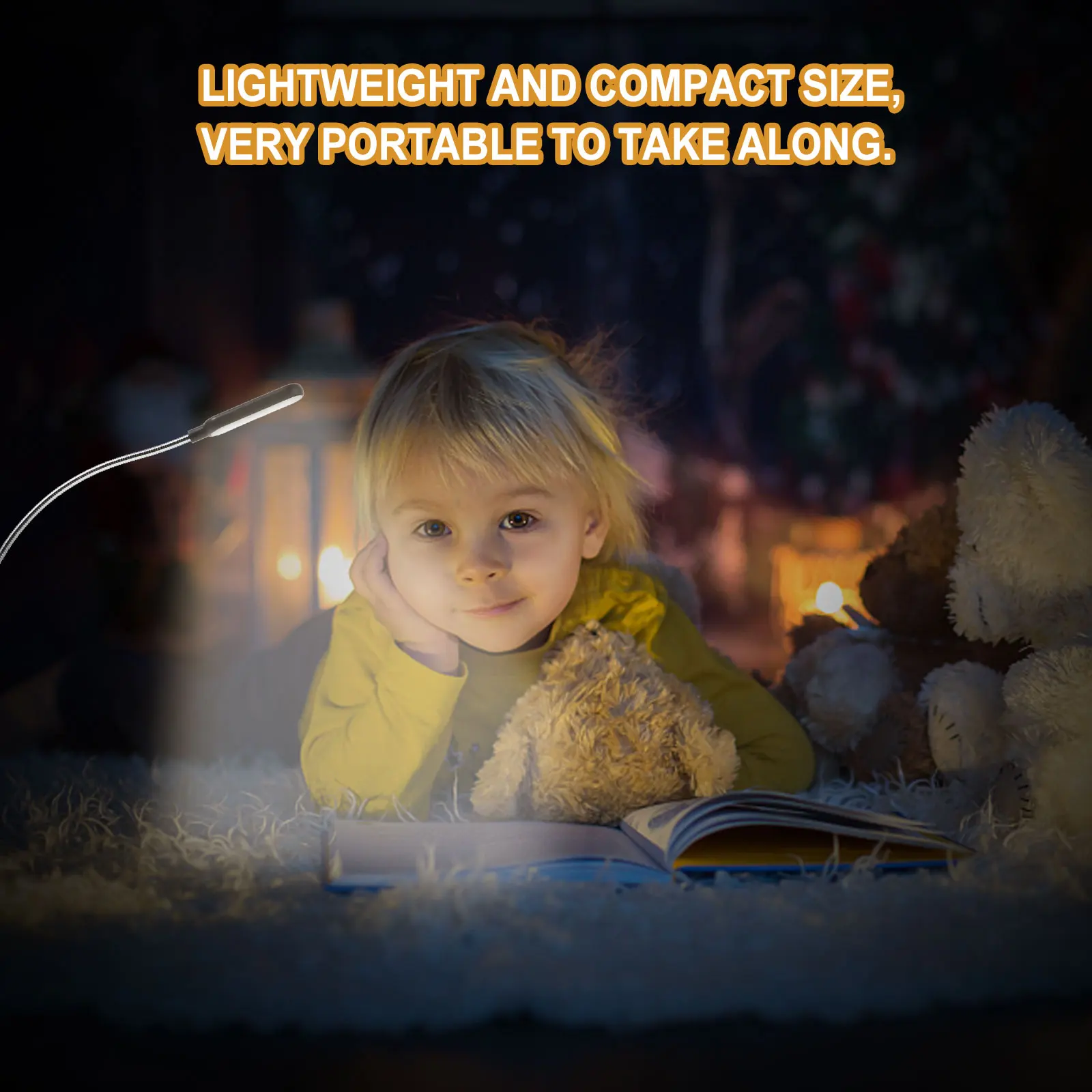 

2pcs Portable Usb Lamp Mini Laptop Reading Light For Keyboard Monitor Night Use Compact Computer Notebook Lamp For Home Office