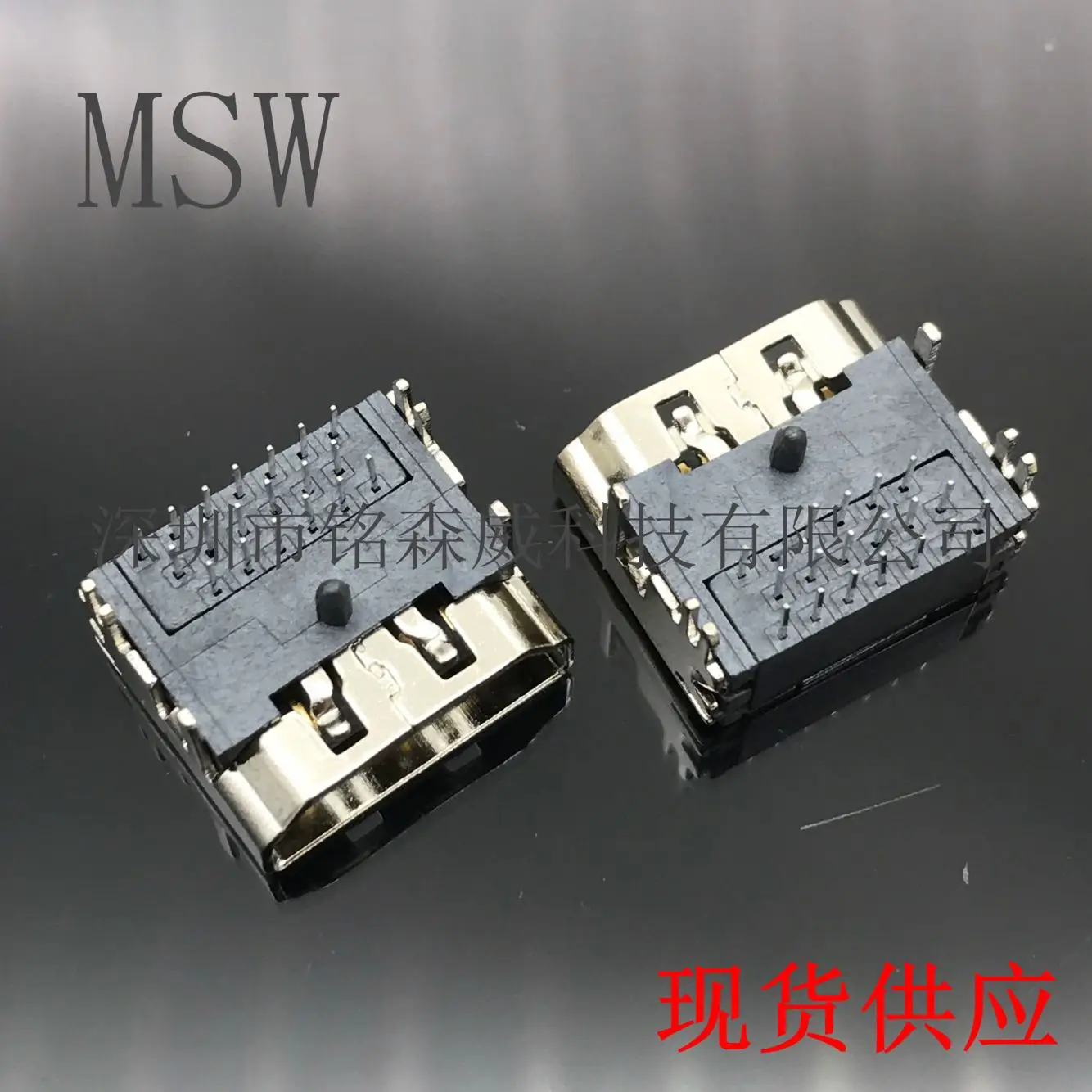 For HDMI socket, three rows, pins HDMI female high definition TV socket interface three rows of pins 19 pins