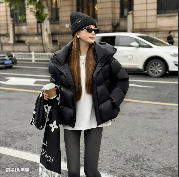 سترة فضفاضة عصرية بنمط جديد لخريف وشتاء، دافئة، أنيقة مع غطاء للرأس، عصرية، كاجوال ومتعددة الاستخدامات