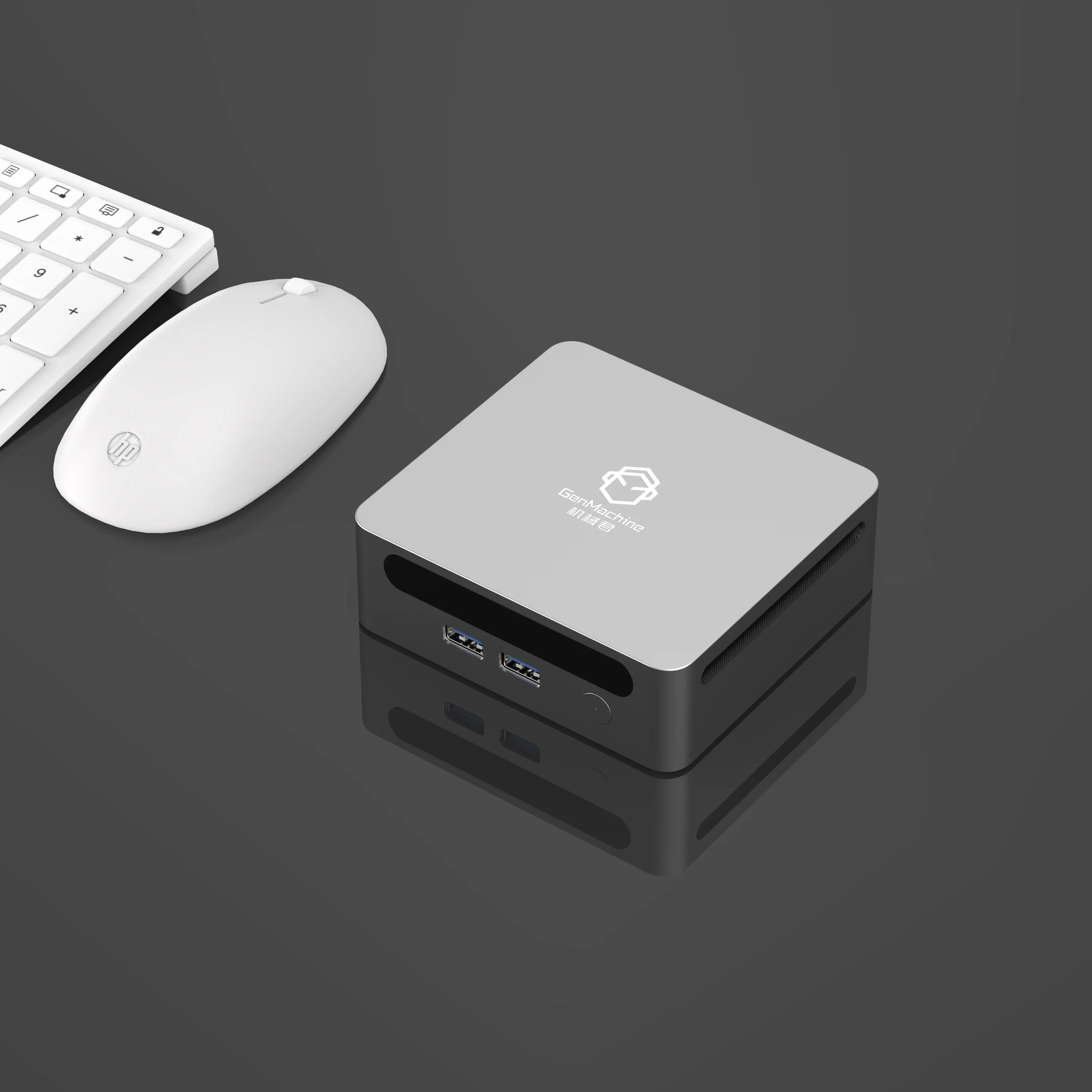 GenMachine Mini PC AMD Ryzen5 7530U Win11 R5 7530U RAM 16G SSD 1T Dual Channel Office Gaming Computer pc gamer regalo LOL CF