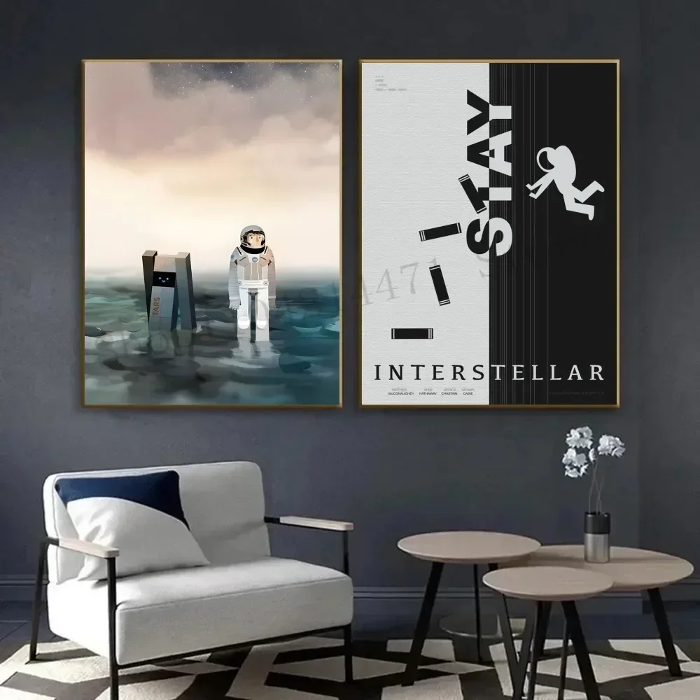 الكرتون I-النجوم الفضاء الجمالية قماش اللوحة ملصق جدار صورة فنية غرفة الديكور #4