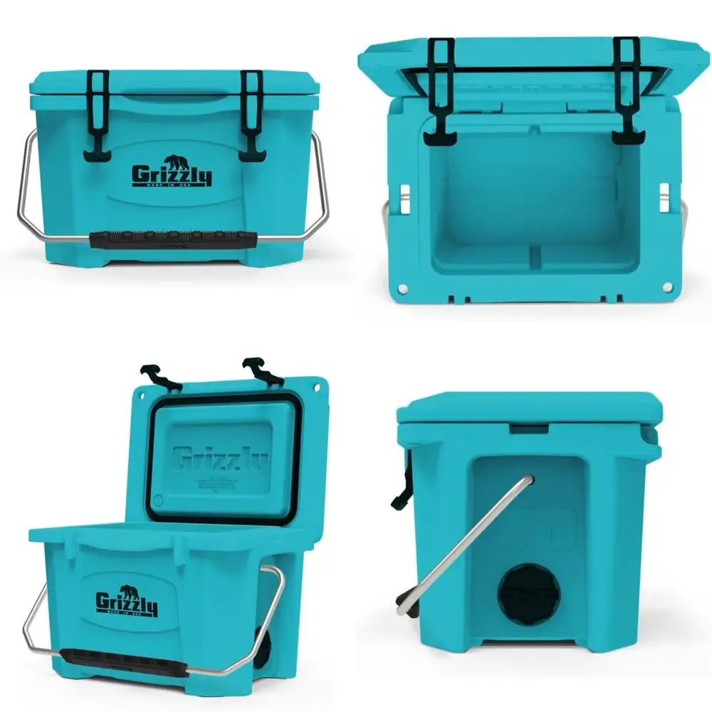 

Прочный 20-литровый изолированный холодильник с роторнослойным покрытием — сделано в США пожизненной гарантией для приключений на свежем воздухе и рыболовных поездок