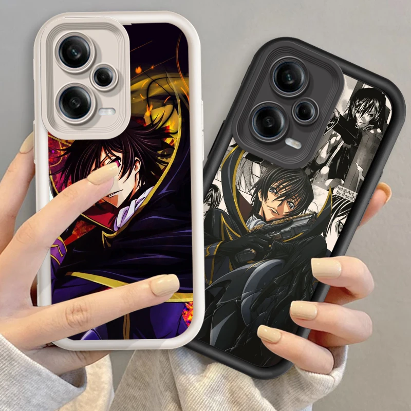 Anime C-Code G-Geass Cool Eye Ladder For Xiaomi Redmi Note 13 12 12C 11 11S 10 10C 10A 9C 9A Pro 5G Soft Phone Case