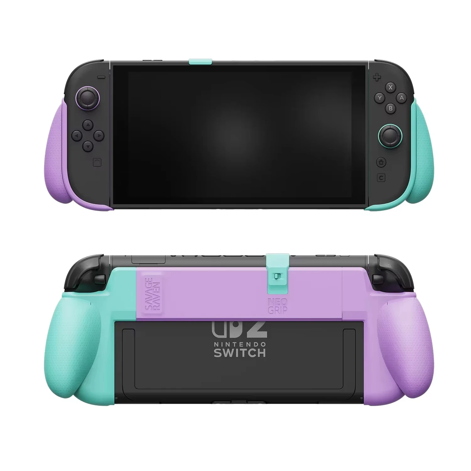 

Защитный чехол Savage Raven от Skull & Co. FissionGrip NeoGrip GripCase со сменными эргономичными ручками для Nintendo Switch 2