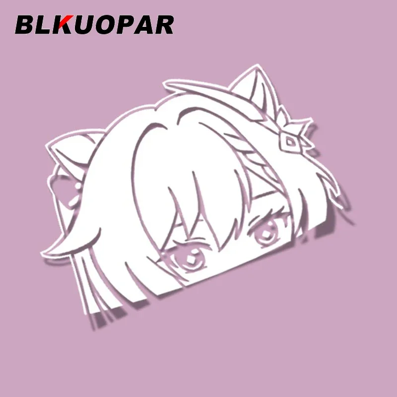 BLKUOPAR For Genshin Impact Eula Lawrence Car Stickers Air Conditioner Decal Car Accessories Vinyl Decor Die-cut Cartoon Decals