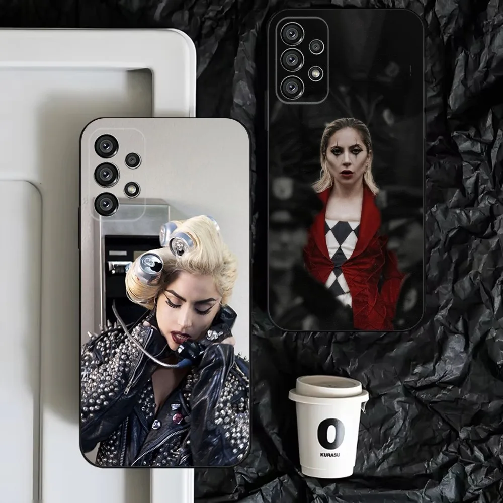

Lady G-Gaga Phone Case For Samsung S25,S24,S23,S22,S21,S20,S10,Ultra,Plus,Lite,FE,Soft Silicone Black Cover