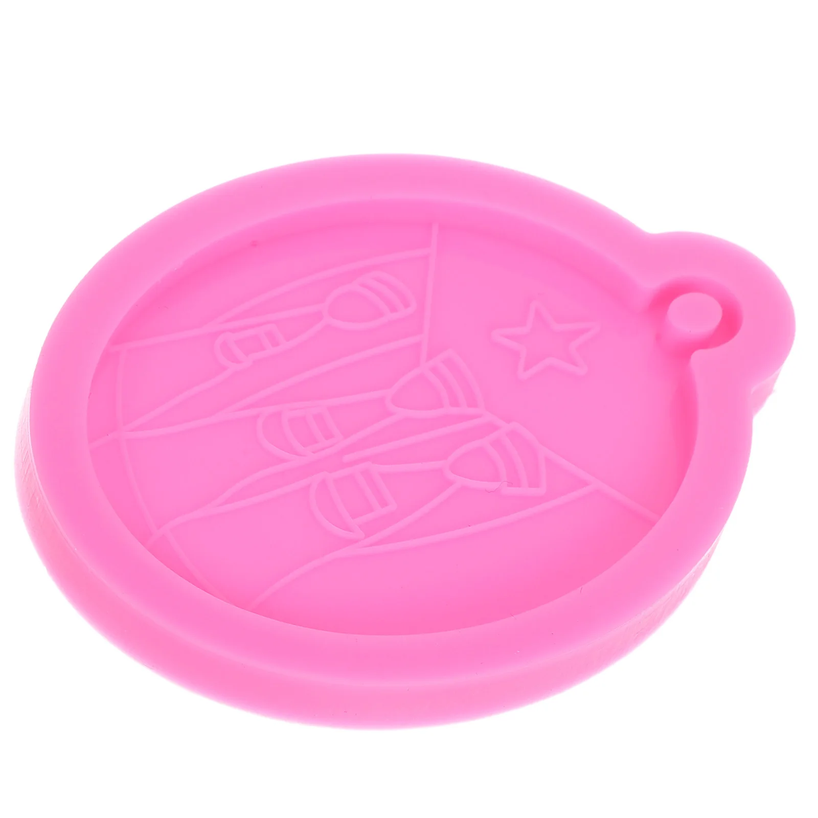 الايبوكسي الراتنج قالب من السيليكون بورتوريكو ثلاثة الرجال مرنة الحرفية المفاتيح صنع المجوهرات DIY لوازم المفاتيح الراتنج قوالب #1