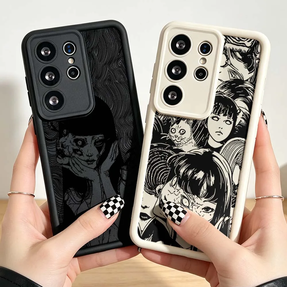 Horror Art Tommie For Samsung Galaxy S26 S25 S24 S23 S22 S21 S20 Ultra Plus FE 5G Eye Ladder Phone Case Cover