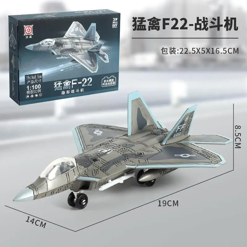 Nieuwe Militaire Serie Bouwstenen Creatieve Multifunctionele Vechter A-10 Ondersteuning Aanval Vliegtuigen F14 Model Speelgoed Voor Jongen Kerstcadeau