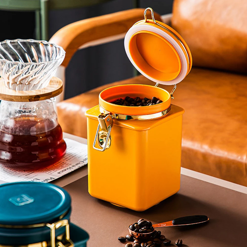 

Coffee Bean Storage Container Large Capacity Sealing Jar For Coffee Beans Snacks Tea Moisture Proof Insect Proof