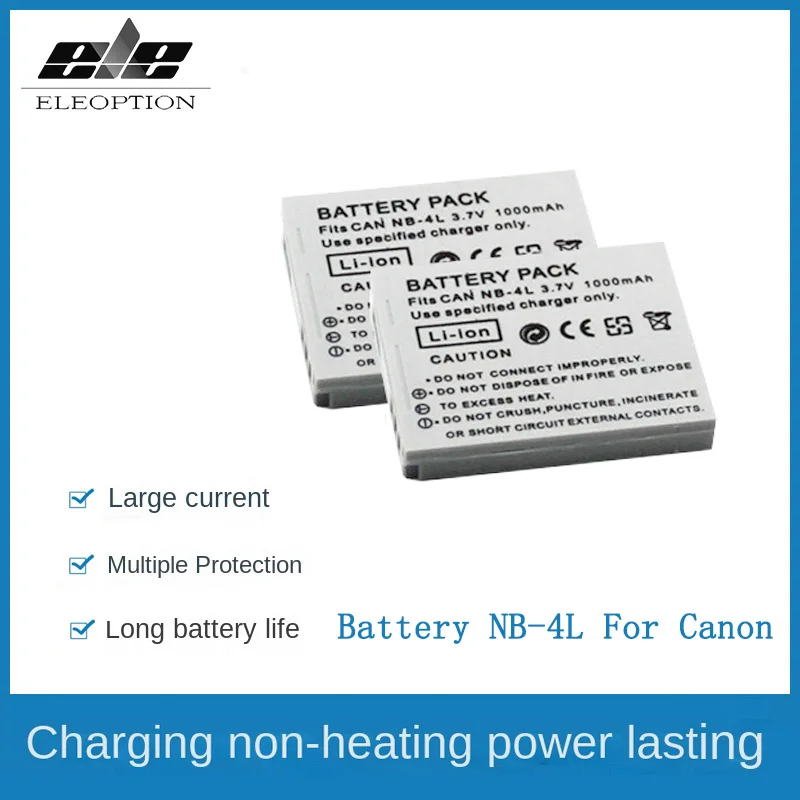 NB-4L NB4L NB 4L аккумуляторная батарея для камеры Canon IXUS 40 30 50 55 S5 WA60 TX1 DS4 SD960 IS 255 HS