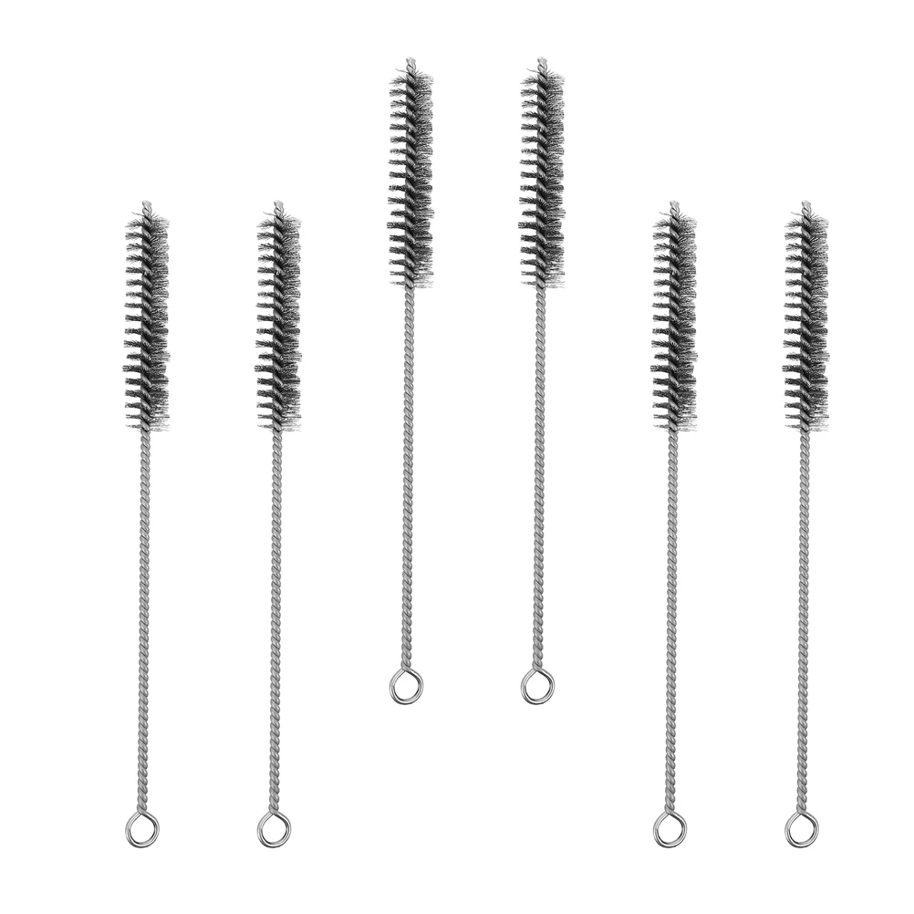 

6pcs Cleaning Brush Stainless Steel Wire Flexible Drain Tool for Tube Sink Clogging Removal Home Supplies