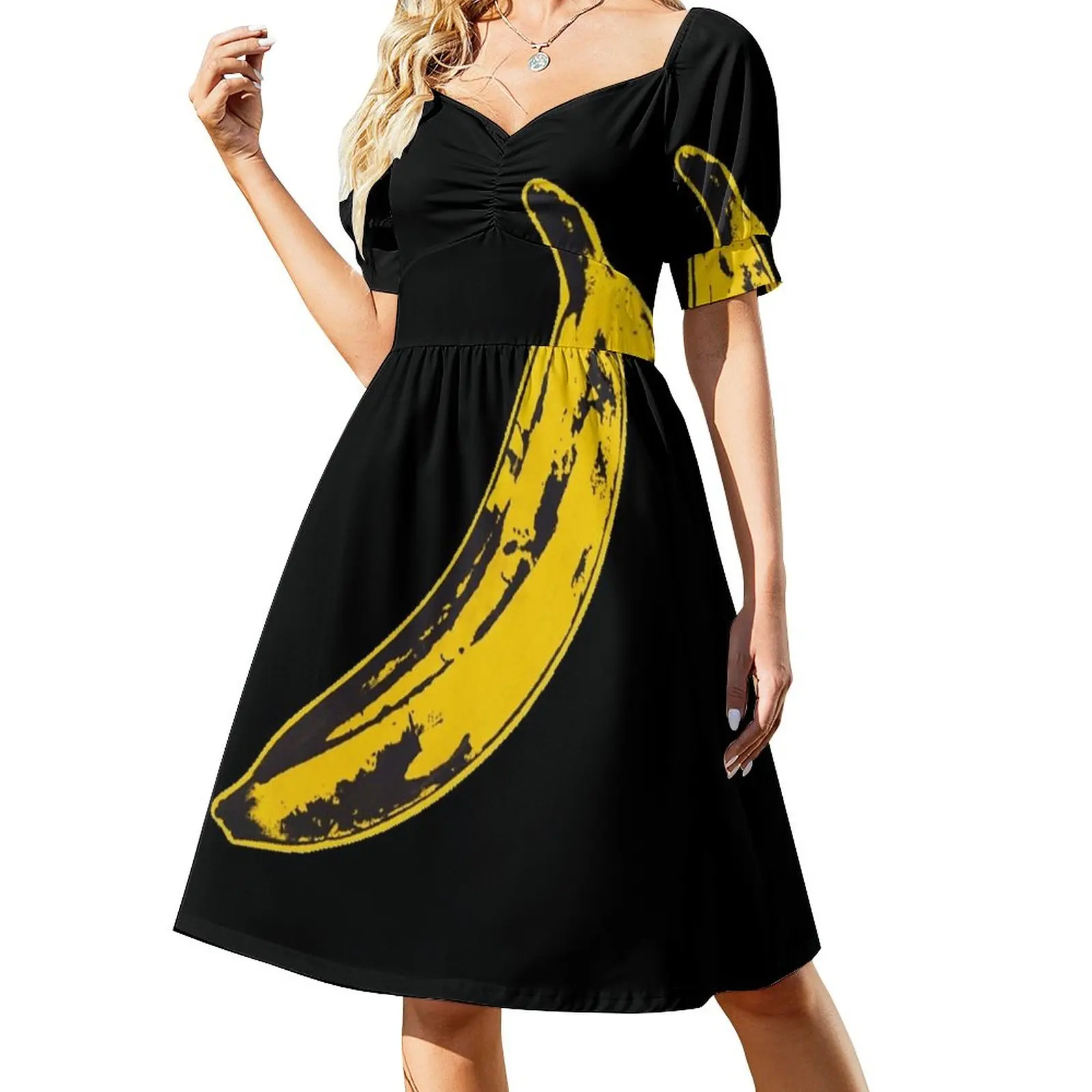 

Vintage Rock & Roll Banana Sleeveless Dress Dresses gala women clothing 2023 new arrivals