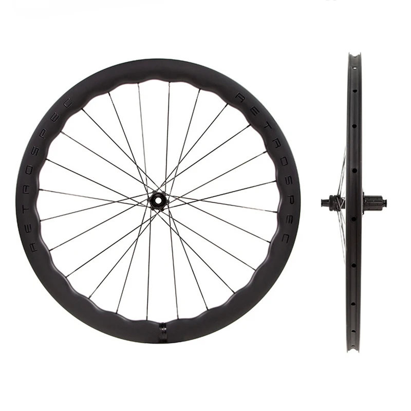 Carbon Fiber 20Inch Road Bike 20H Disc Brake Wheel O.L.D Front 100mm Rear 142mm Cassette Front 2 Rear 4 Wheelset