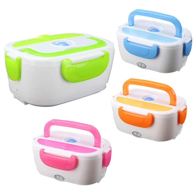 

Portable Electric Heated Car Plug Heating Lunch Box Bento Travel Food Warmer 12V