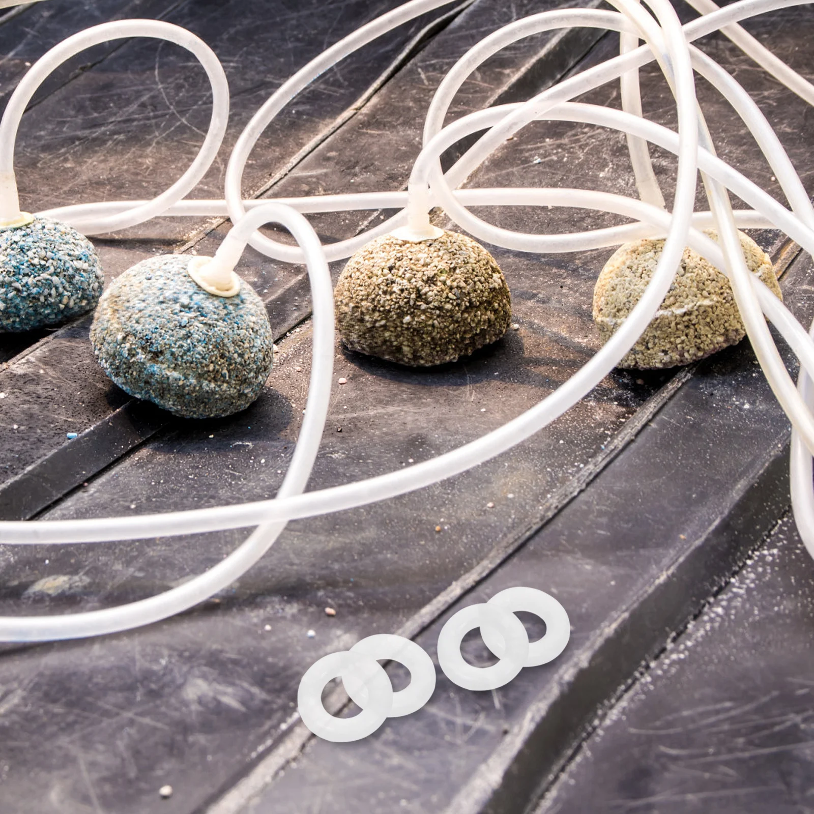 

5Pcs Aquarium Sealing Ring Durable Silicone Gasket for Fish Tank Valve Water Leakage Prevention Sealing Gasket