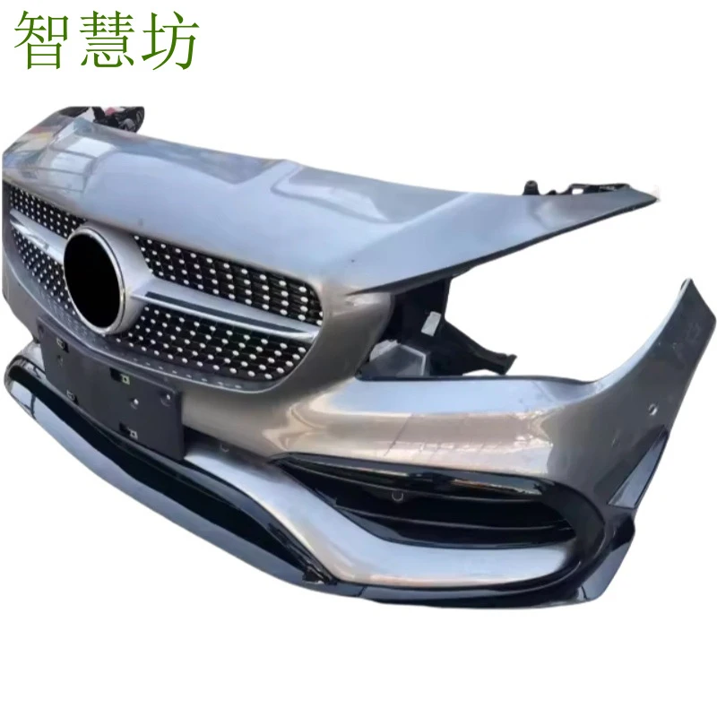 

Подходит для Mercedes-Benz W117, CLA 180/200/45AMG, передний бампер в сборе, оригинальная заводская деталь