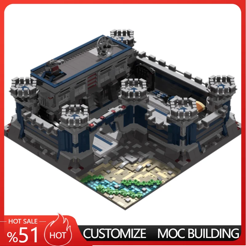 3518 PCS 스타 배틀 갤럭티컬 솔져 베이스 MOC 맞춤형 모듈식 빌딩 블록 디자인 인기 창의적인 DIY 휴일 장난감 선물