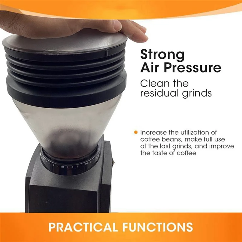 AF93-Hoppers Mieszek do mielenia ziaren kawy Jednorazowe zbiorniki do Baratza, silikonowy mieszków wielokrotnego użytku, pojemnik na ziarna młyna do kawy