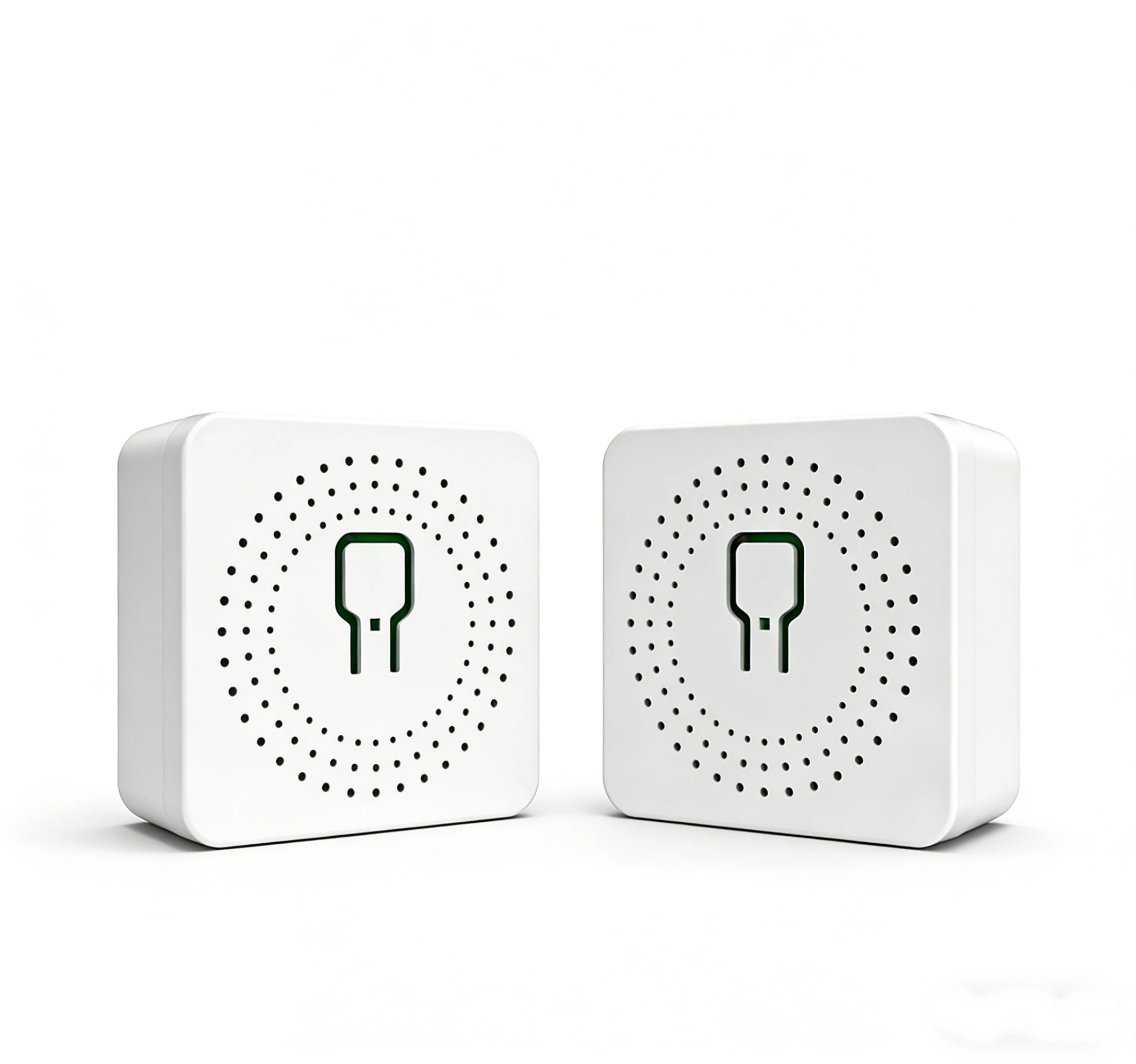 

Набор из 2 мини-умных выключателей Tuya WiFi – Alexa/Google Home, голосовое/дистанционное управление, таймер и многофункциональное управление, универсальный настенный блок