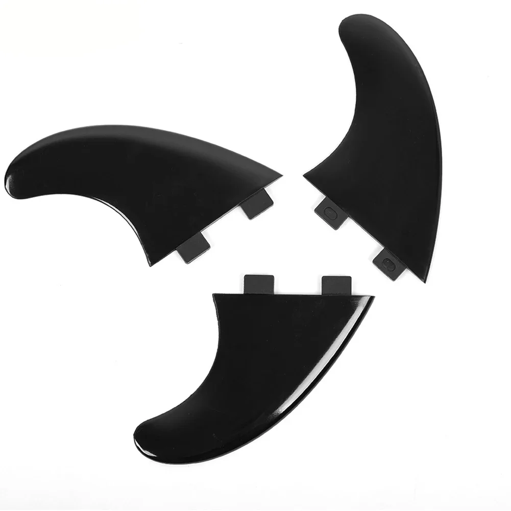 3 PCS Surf Fin For Fcs For G5 Surf Fin Thrusters Fins High Quality Nylon+fiberglass Black Surfboard Surfing Tail Fins Flexible