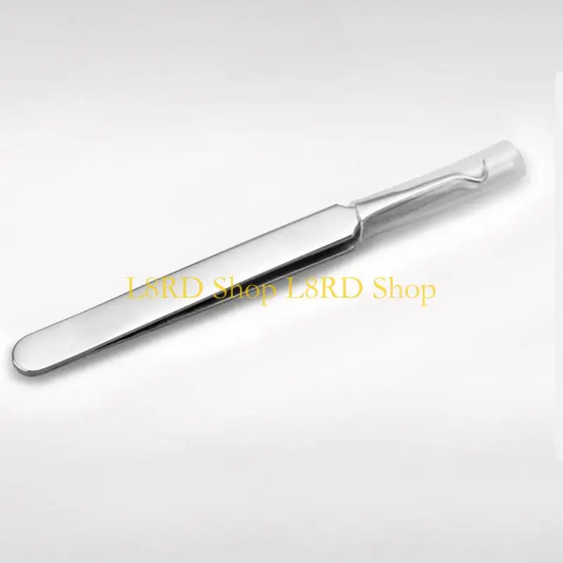 

L8RD Medical Stainless Steel Blackhead Tweezers Pimple Comedone Remover Nipper Curved
