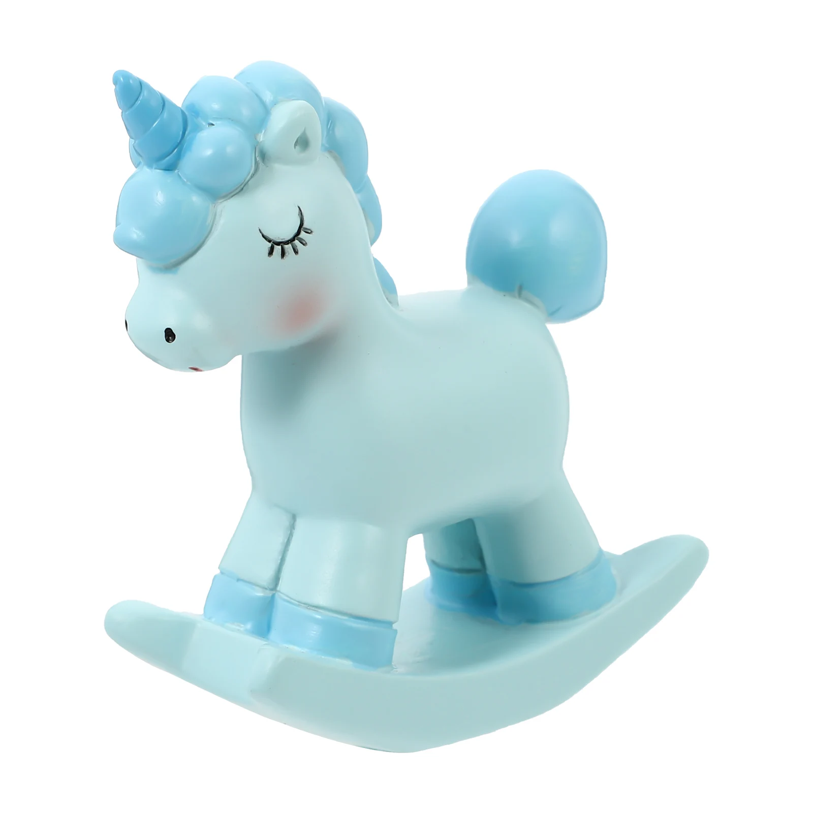 

Unicorn Cake Topper Decoration Lovely Shape Perfect Size Wedding Birthday Baby Shower Festival Resin Cake Dessert nament