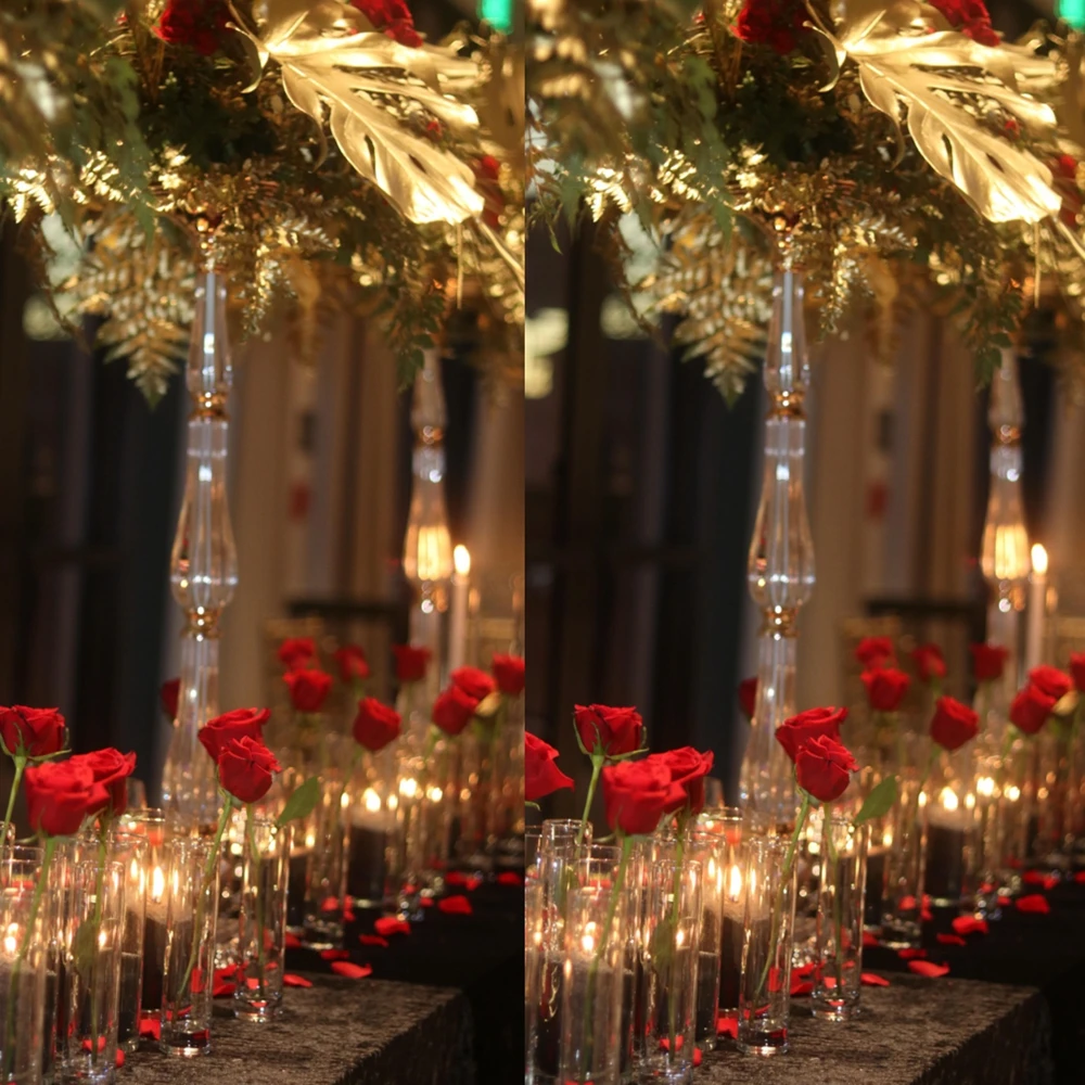 

10 шт.) 50-100 см) 5-10 шт.) фон для мероприятий цветочные плинтусы столбы цилиндр серебристый/золотой цветок настольный декор подставка для свадебной вечеринки Su