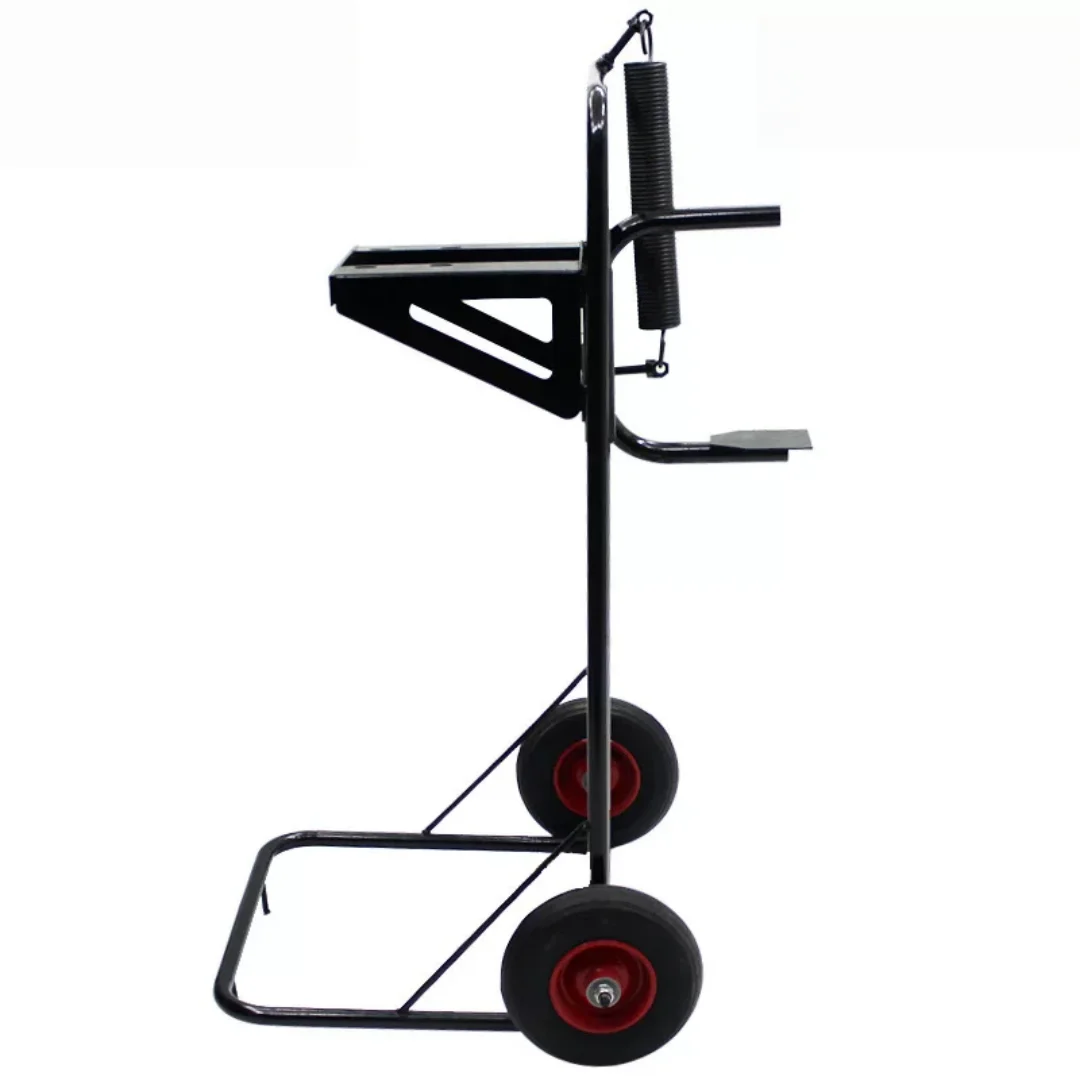 Farm Digging Hole Bracket, Hand Push & Hand Crank Earth Auger Stand, Foot Operated Support Frame for Mini Agricultural Planting