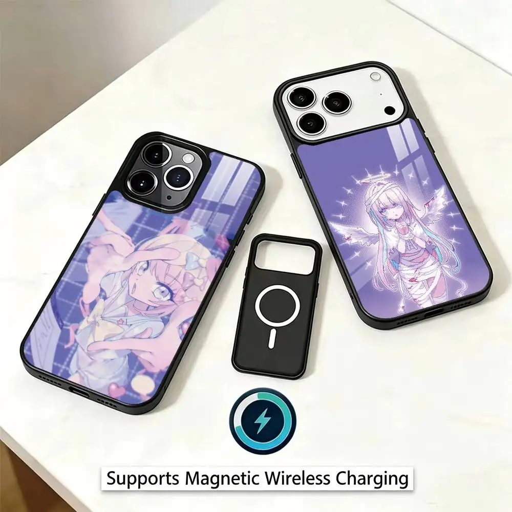 Needy girl Overload Kangel Phone Case For iPhone17,16,15,14,13,Plus,Pro Magnetic Supports Magnetic Wireless Charging