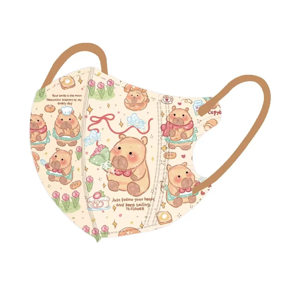 Hot Koop Cartoon Kindermasker Stofdicht Wegwerp Zonnescherm Masker Anti Pollen Gezichtssluier Kinderen 3-12 Jaar oud