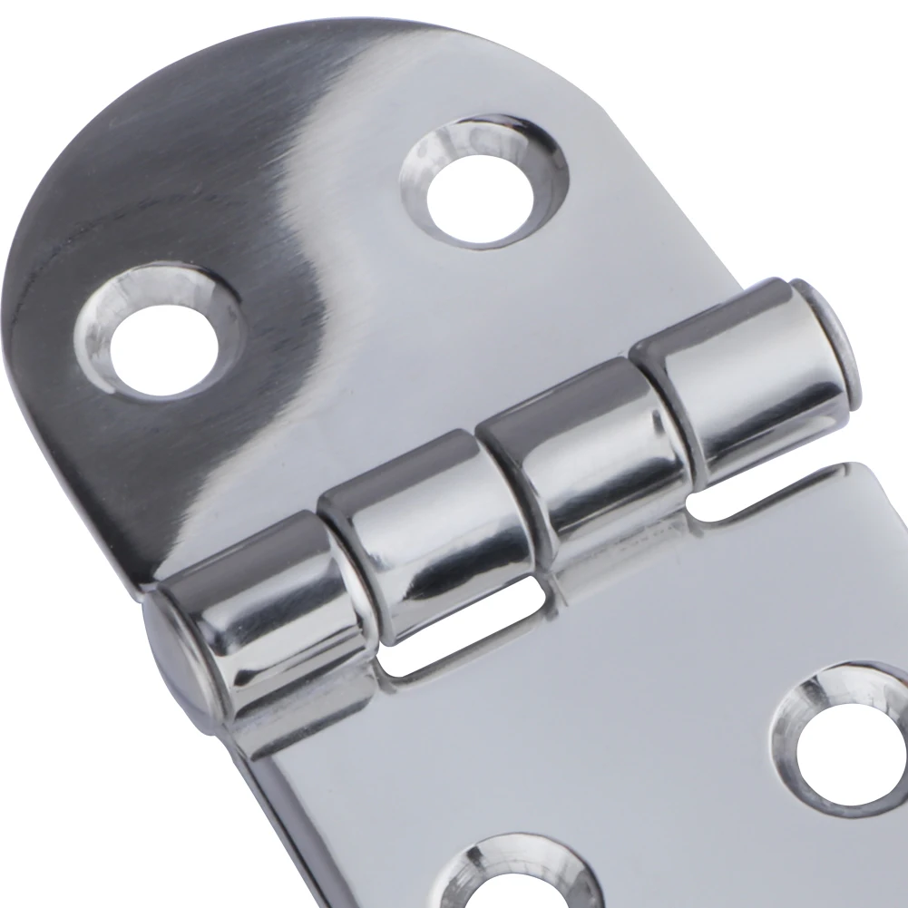 A Pair Marine Grade Stainless Steel Mirror Polished Cast Door Hinge for Boat, RVs