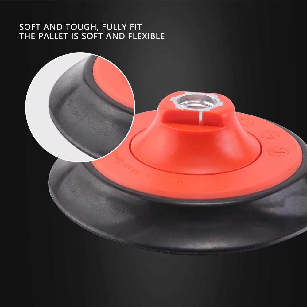 SPTA M14 5"/6" M14/M58 Thread Backing Plate Backer Professional Dual Action Car Polishing Buffing Buffer Pad Disc