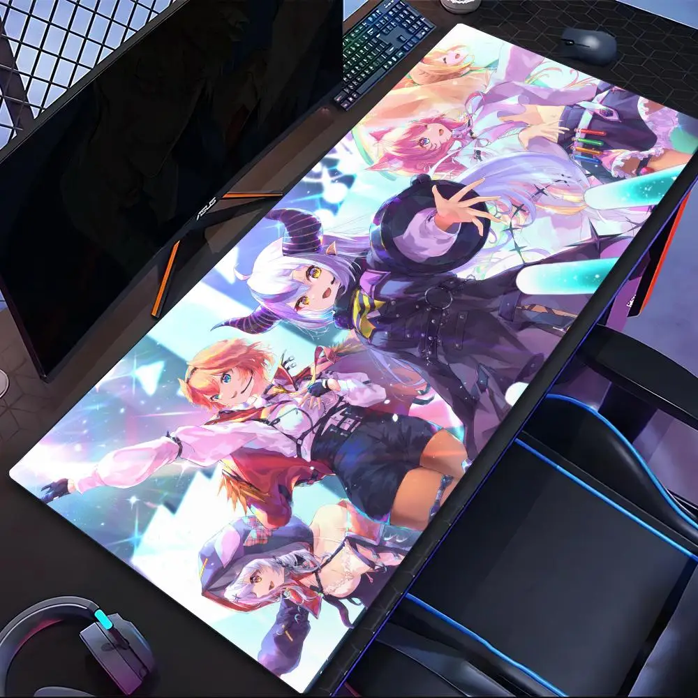 

La+ Darknesss Hololive Mouse Pad Tablet Laptop xl desktop mouse mat cute HD printing Gaming keyboard pad csgo Player 90x40