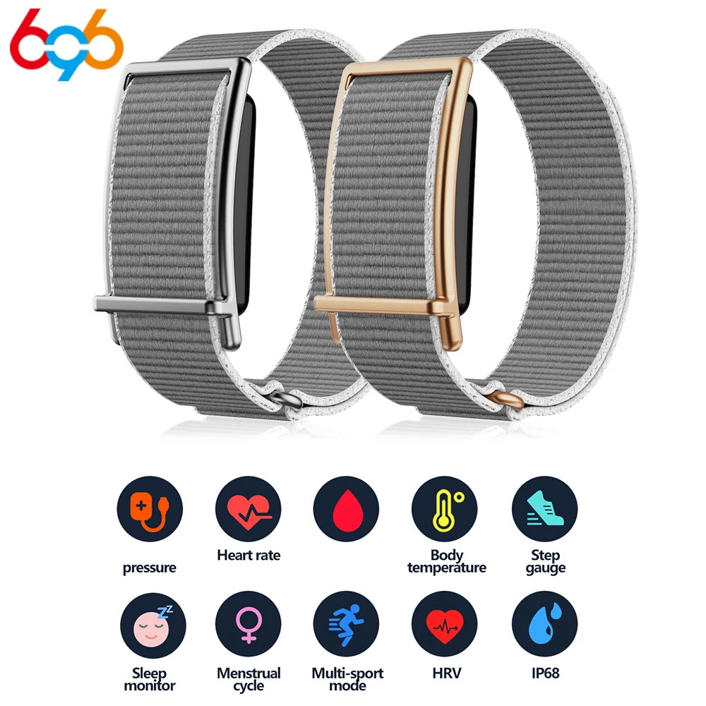 Screenless Sports Smartwatch Men Female Physiology Outdoor Sports Fitness Heart Rate Body Temperature Sleep Monitor Waterproof
