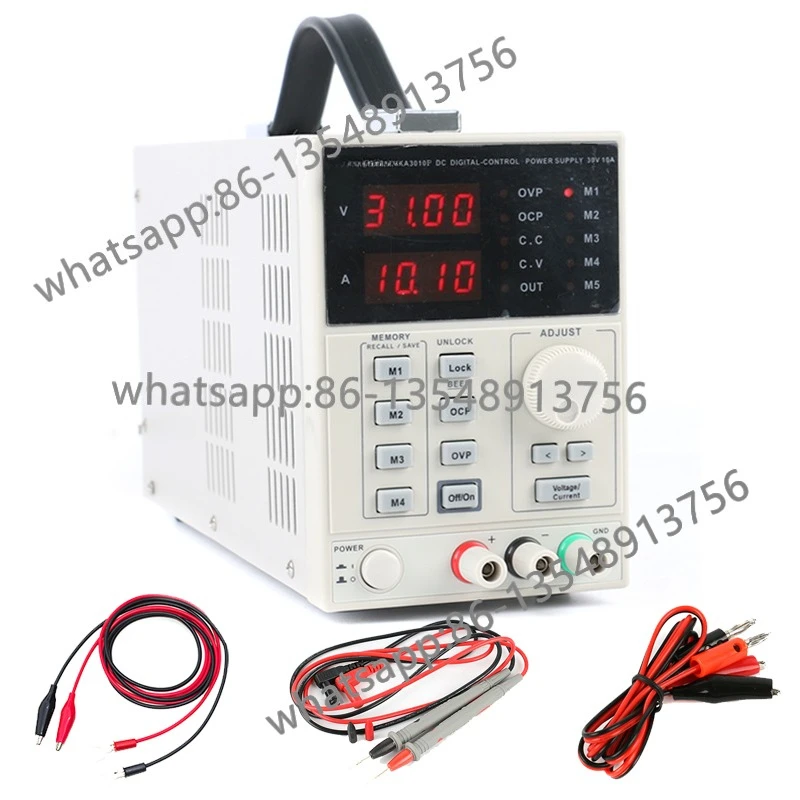

KA3010P 30 В 10 А KA3010D 30 В 10 А программируемый регулируемый цифровой лабораторный источник питания постоянного тока 110 В/220 В