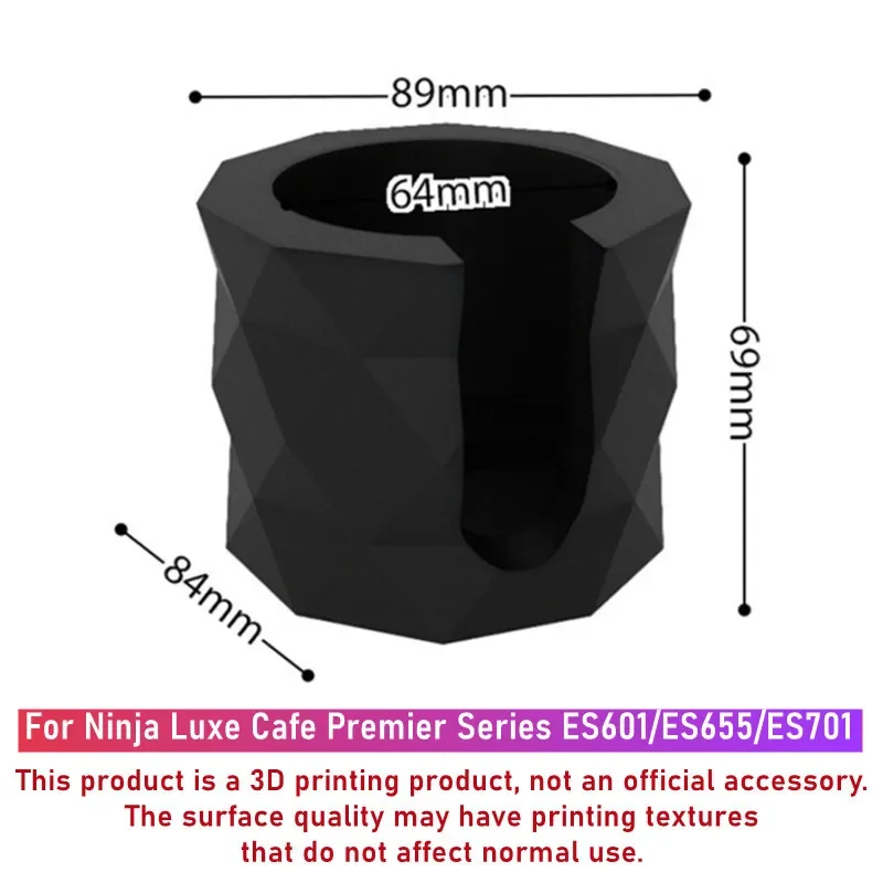 Coffee Tamping Base For Ninja ES601/655/701 Espresso Distributor Leveler Tamper Stand Perfect Fit For Original Ninja Portafilter