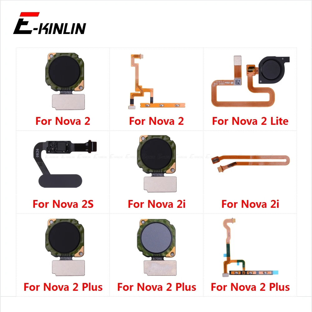 Fingerprint Scanner Connector Touch Sensor ID Home Return Button Key Connection Flex Cable For HuaWei Nova 2S 2i 2 Plus Lite