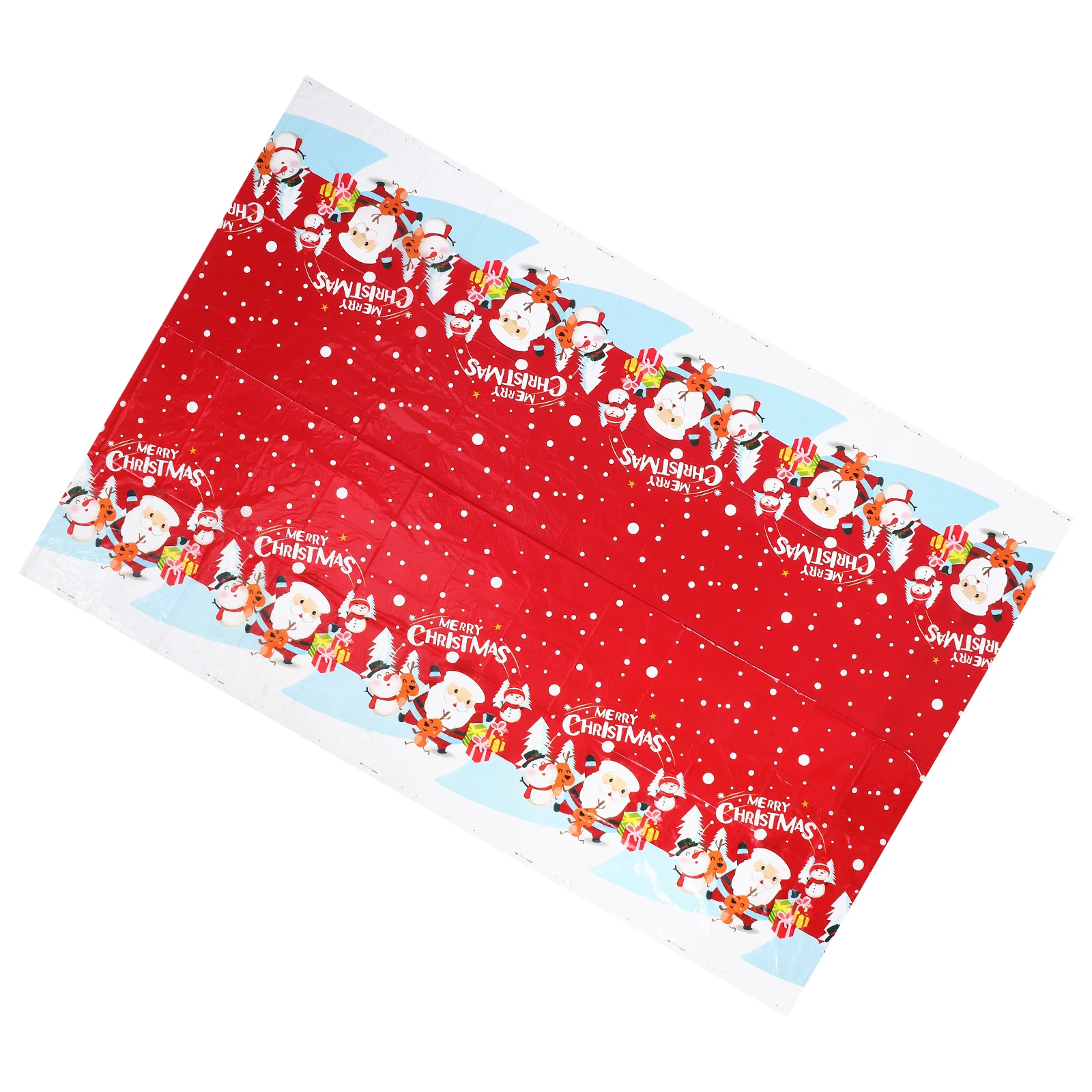 

Christmas Tablecloth 130x220cm Waterproof Santa Snowman Reindeer Gifts Festival Decor Party Dining Christmas Style Table Cover