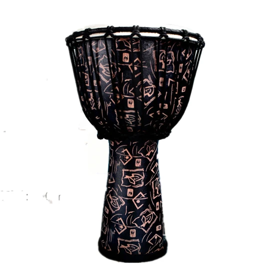 High Quality New Patterns 10 Inch Fiberglass Adult Professional African Drum Sound Quality Upgrade Tunable Djembe