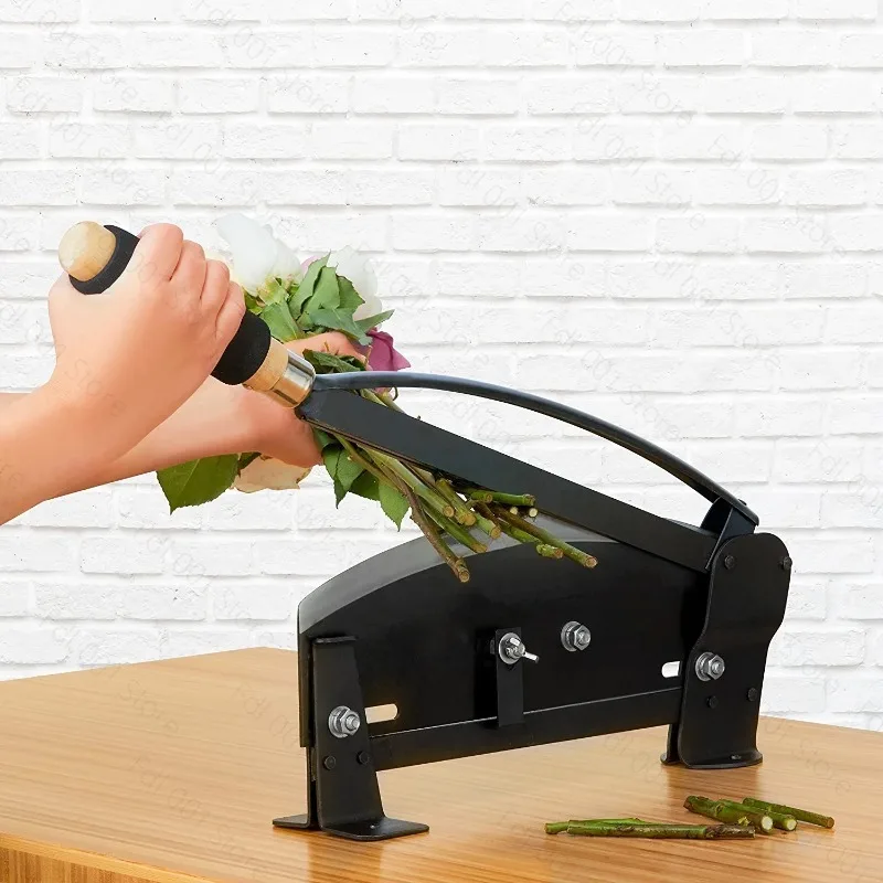 360Mm Guillotine Cutter for Flower Bouquets Chinese Herbal Saplings Dry Wet Branches Cutting Tool