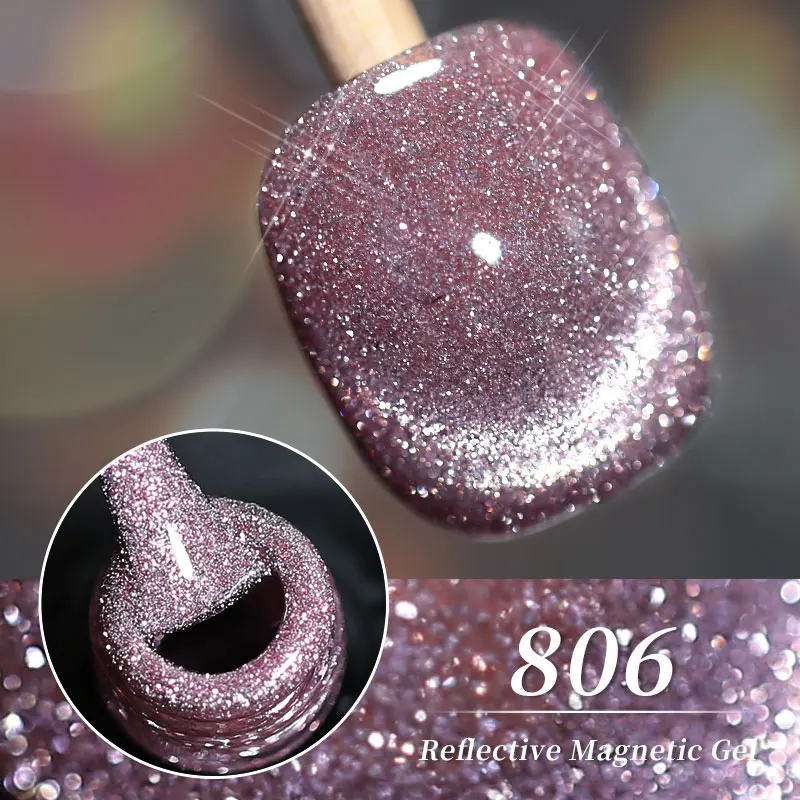 Clou Beaute reflecterende magnetische Cat Eye sprankelende universele nagellak Glitter hybride vernisgel semi-permanent voor nagelkunst