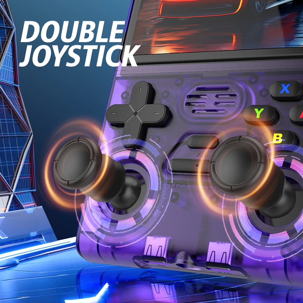 M37 Pro Retro Arcade Game Console - 3.5" Sharp 640*480 Display, 15000+ Classic Games, Portable Handheld