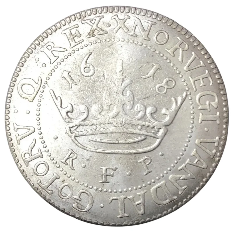 

1618 Denmark 1 Krone Silver Copy Coin