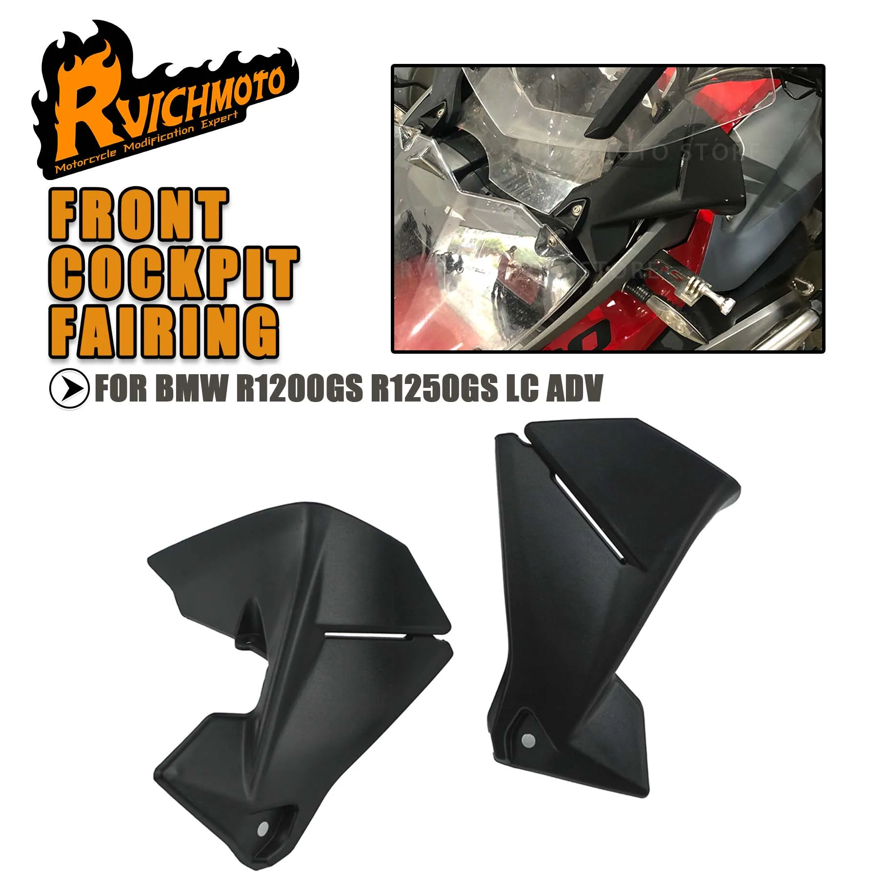 R1250 R1200 GS Motorrad Cockpit Verkleidung Abdeckung Front Drive Schutz Gugel Für BMW R1200GS R1250GS Abenteuer R 1200GS 1250GS ADV