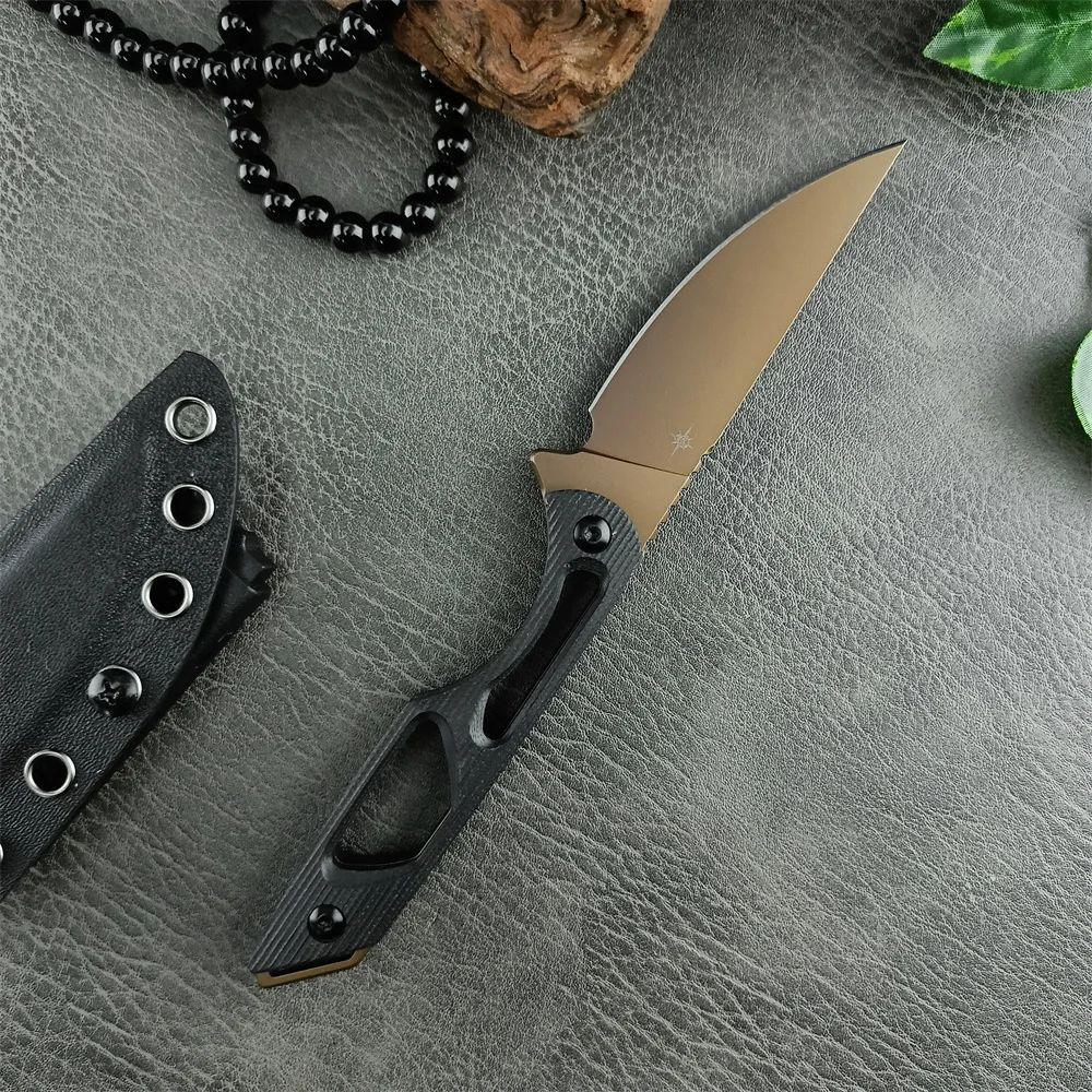 

Новый тактический нож с фиксированным лезвием TOOR, ручка G10 с чехлом из кайдекса, уличные охотничьи режущие ножи, EDC, инструменты для выживания в кемпинге