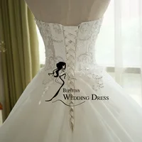 BEPEITHY Customized Sexy Sheer Lace Crystal Ball Gown Wedding Dress Sweetheart Vintage Princess Bridal Dresses Vestido De Novia - Image 4