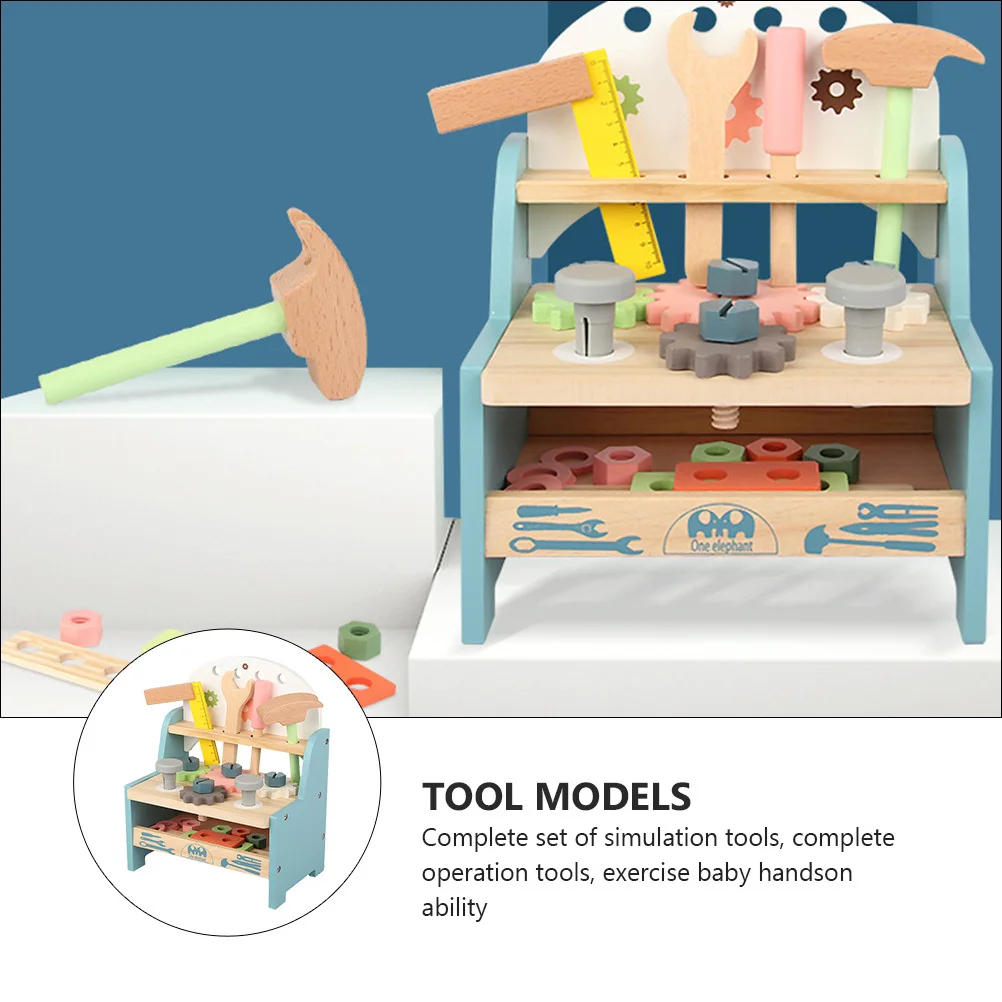 1Set Kids Screw Assembly Set Educational Plaything for Hand-Eye Coordination Fine Motor Skills Development Complete Simulation