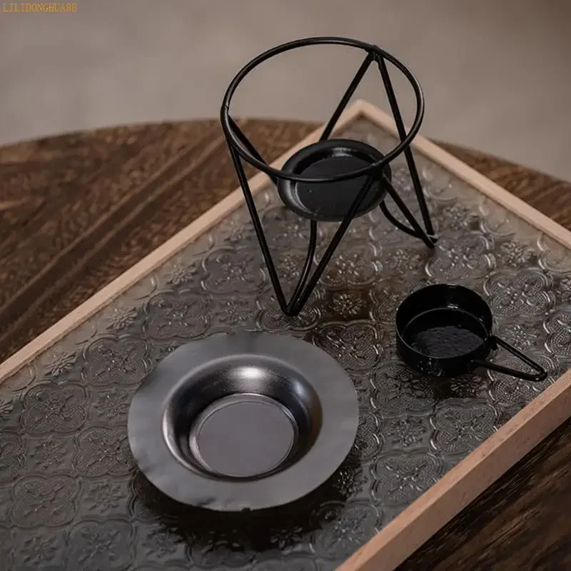 Metal Essential Oil Burners Wax Melt Burners Aromatherapys Holder Tealight Holder Christmas Housewarmings Gift W91B - view 4